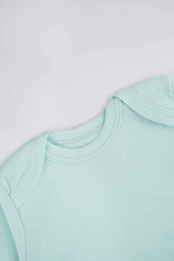 Body Manga Larga Unisex Verde Agua