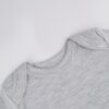 Body Manga Corta Niño Gris Jaspeado