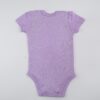 Body Manga Corta Niña Lila Pastel