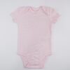 Body Manga Corta Niña Rosado Claro