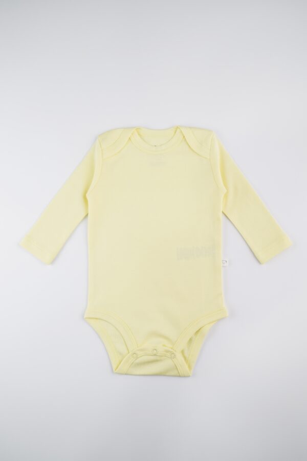 IMG_7693 Body Manga Larga Unisex Amarillo Claro