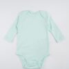 Body Manga Larga Unisex Verde Agua
