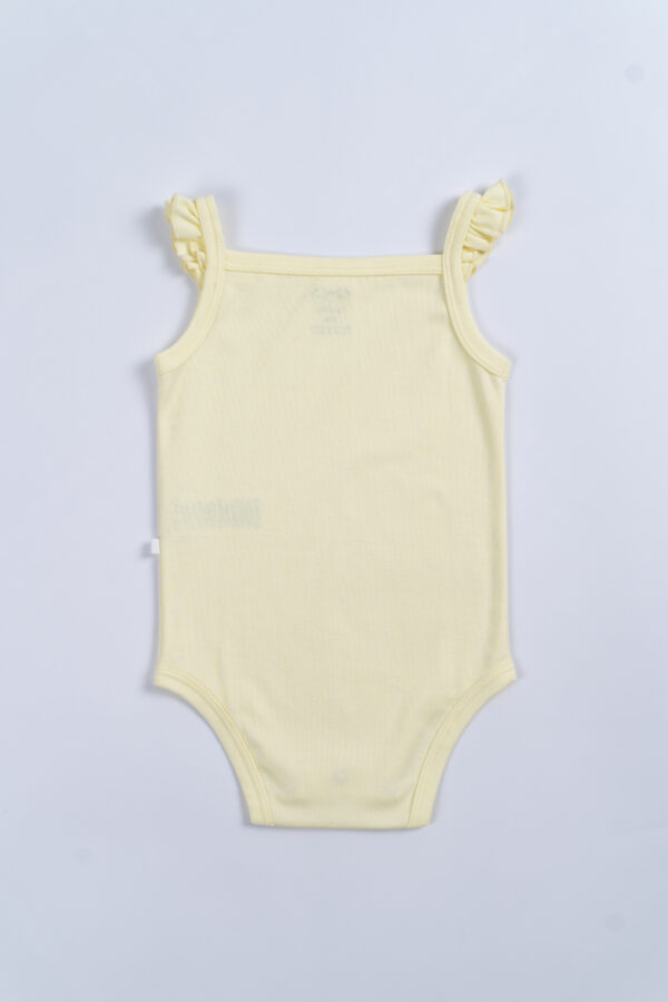 DSC04056 Body de Tiritos con Volados Niña Amarillo Mantequilla