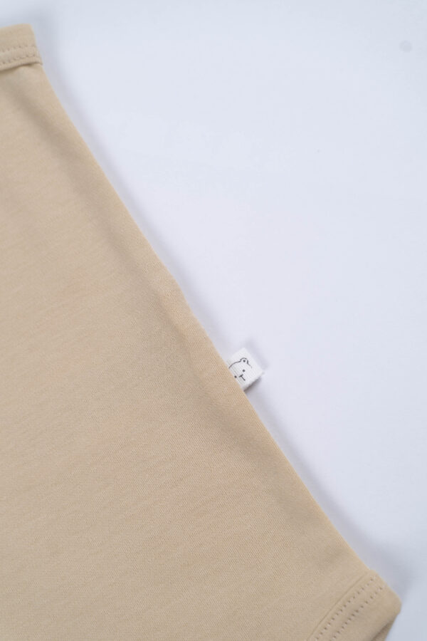 Body Manga Cero Niño Camel Claro