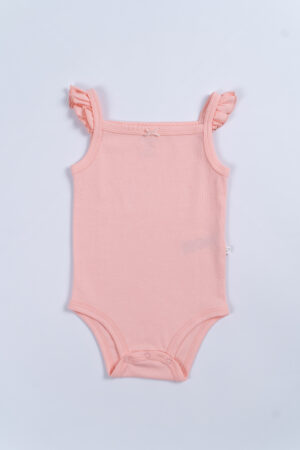 DSC04068 Body de Tiritos con Volados Niña Melón