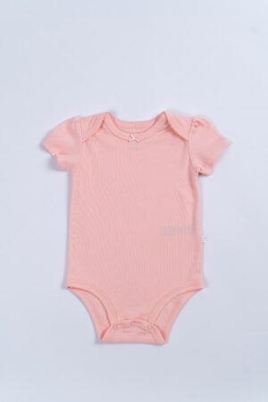 Body Manga Corta Niña Melón