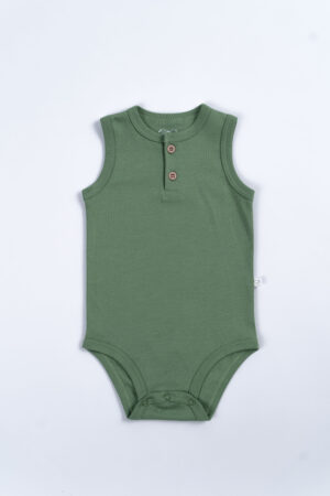 DSC04102 Body Manga Cero Niño Verde Oliva