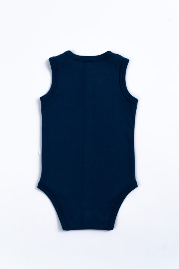 Body Manga Cero Niño Azul Navy
