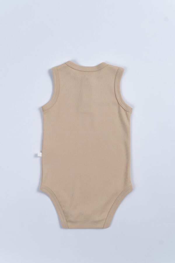 Body Manga Cero Niño Camel Claro