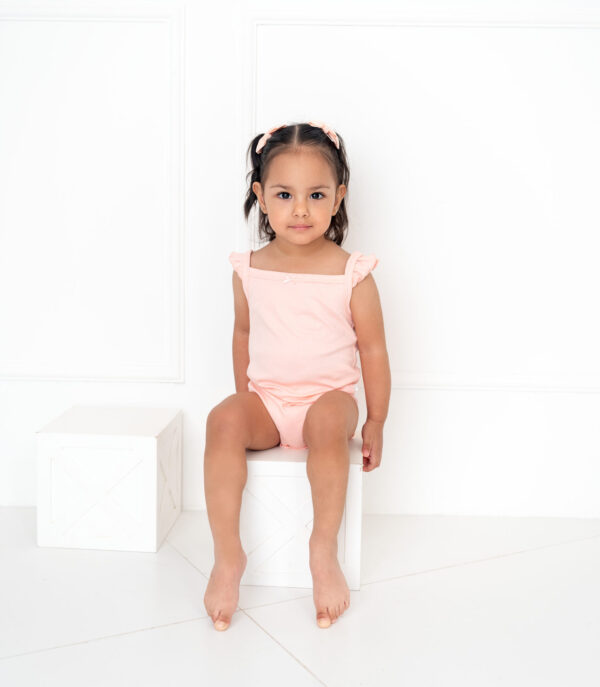 Body de Tiritos con Volados Niña Melón